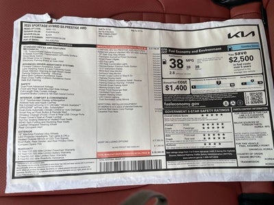 2025 Kia Sportage Hybrid SX-Prestige