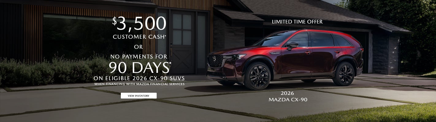 $3,500 CUSTOMER CASH OR NO PAYMENTS FOR 90 DAYS