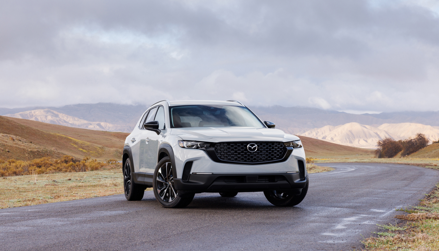 2025 Mazda CX-50 Hybrid on road