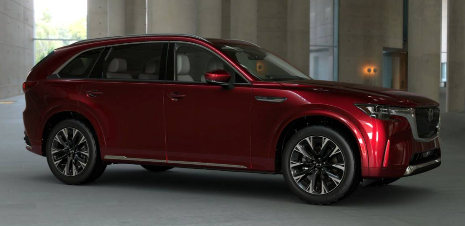 Red 2025 Mazda CX-90