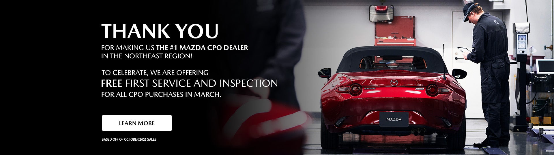 Celebrate with Free First Service and Inspection for CPO