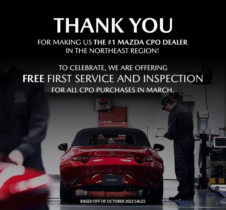 Celebrate with Free First Service and Inspection for CPO