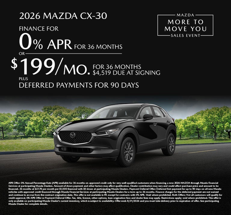 2026 Mazda CX-30