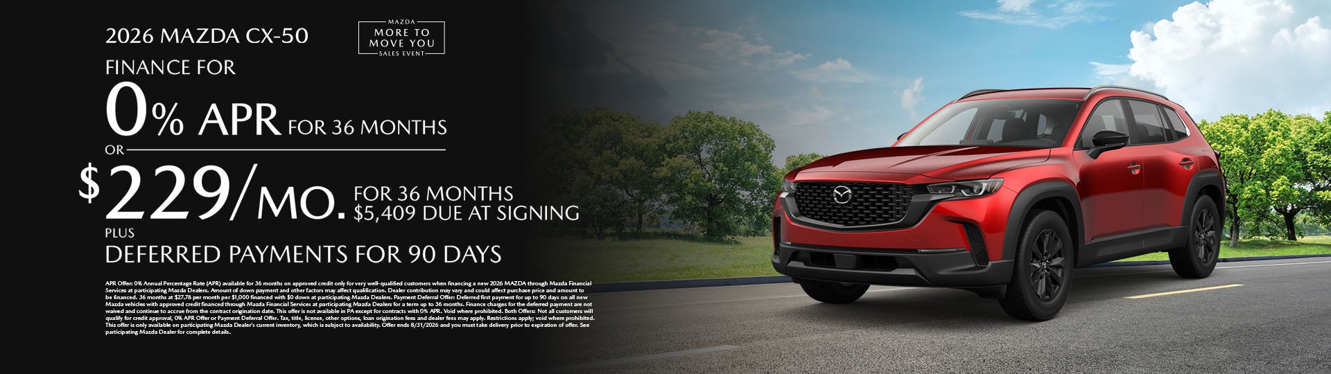 2026 Mazda CX-50