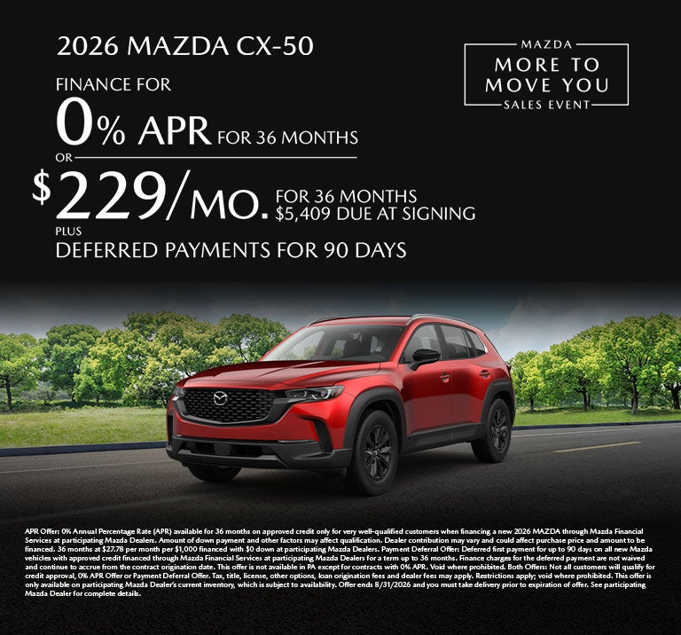 2026 Mazda CX-50