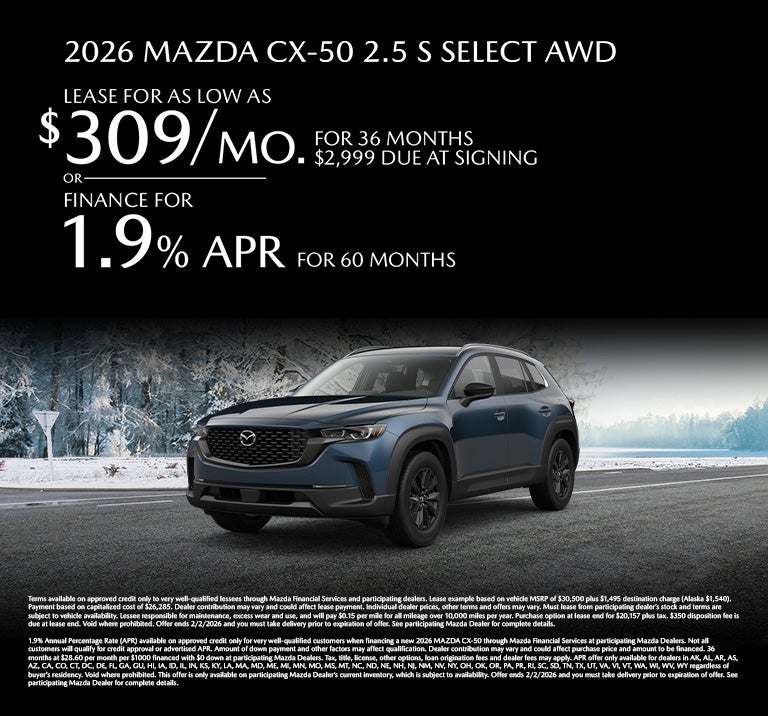 2026 Mazda CX-50