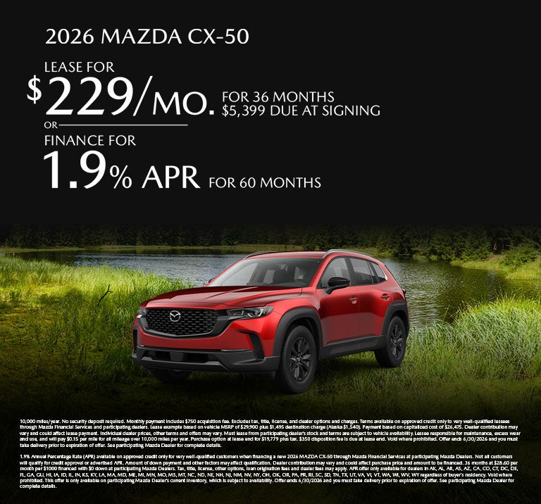 2026 Mazda CX-50