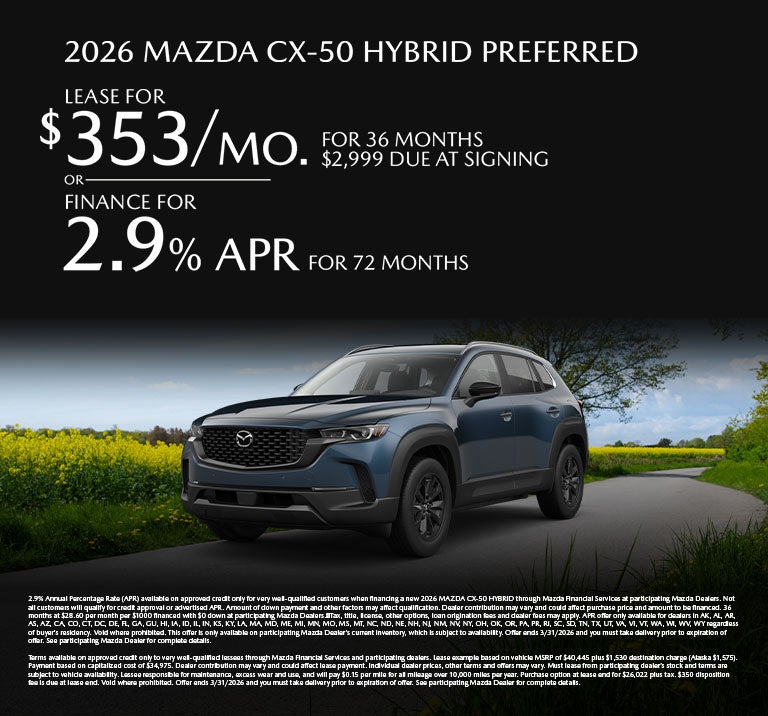 2026 Mazda CX-50 Hybrid