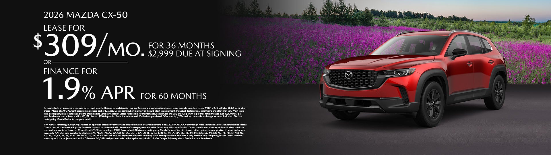 2026 Mazda CX-50